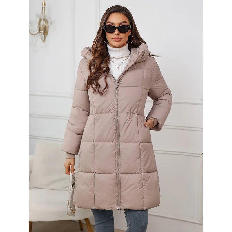 Long Puffer Winter Coat – Women’s