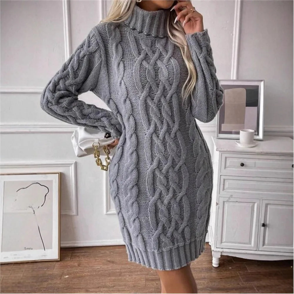 Knitted Winter Dress – Women’s