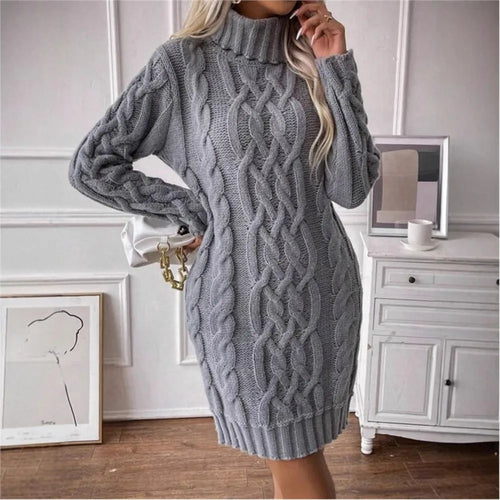 Knitted Winter Dress – Women’s